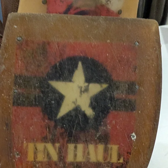 Tin Haul Justice American Brown Western Cowboy Boots Men's 9.5 Captain America - Picture 16 of 16